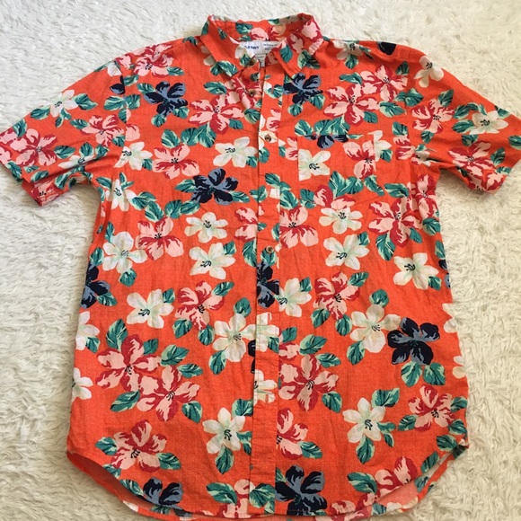 old navy hawaiian shirt